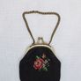 Ladies Vintage Small Purse/Handbag With Floral Design Image 4
