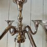 Vintage Silver Chrome 5 Arm Candelabra Candle Holder Image 3