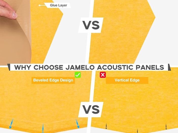 NEW SALE | 12 Pcs Self-Adhesive Acoustic Absorption Panels, High Density 12" X 10" X 0.4" Soundproof Acoustic Panel, Hexagon Sound Absorbing Panels for Recording Studio & Home & Offices