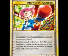 Interviewer's Questions 77/95 Uncommon HeartGold & SoulSilver Unleashed Pokemon Card Leafeon