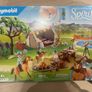 Spirit riding free dolls, horses, carriage, playmobil camping set Image 2