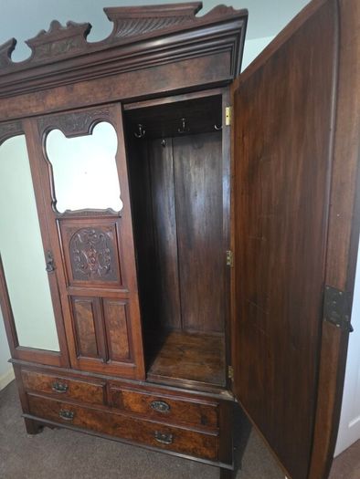 Antique early Edwardian Combination Wardrobe