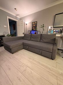 ikea sofa bed with storage L and R hand