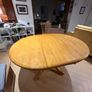 Extendable Solid Wooden Round Dining Table Image 7