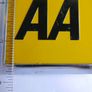 Aa Vintage Metal Car Badge.. 1970's/1980's.. 2.8" Square Club Emblem Image 4