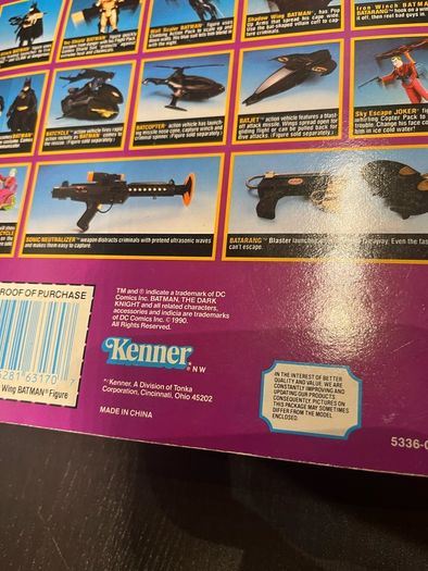 Vintage Kenner The Dark Knight Collection Shadow Wing Batman 1990