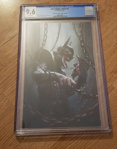 Dark Nights: Metal #5 Bulletproof Comics Virgin Edition CGC 9.6