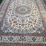 Elegant Large Persian Nain Rug | Hand-Knotted Wool | 343cm X 250cm Image 10