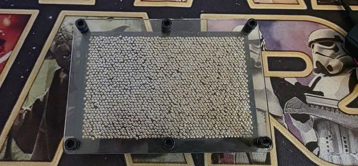 Pin Art Hand Mold Toy Metal