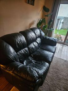 Leather couch