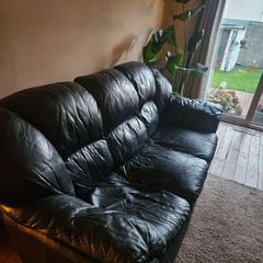 Leather couch