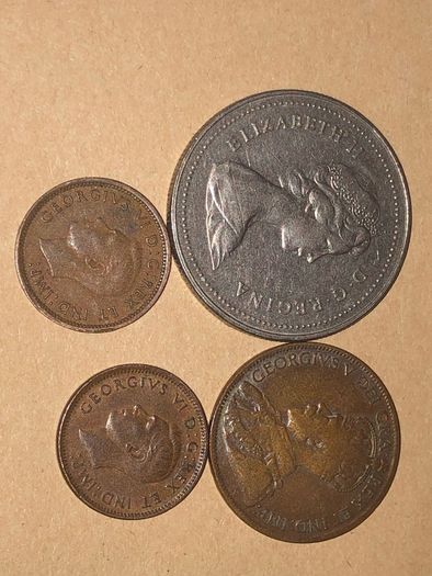 Canadian coins x 4