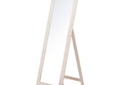 Free Standing Mirror Wood Natural Shabby Chic