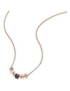 Emporio Armani rose gold necklace