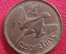 Ireland 1943 Farthing coin