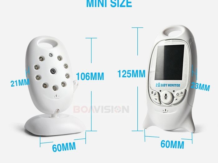 Wireless Digital Video Baby Monitor Night Vision Two Way Audio