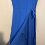 Blue Wrap Front Dress Size S! Image 3