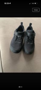 Boys Nike black trainers