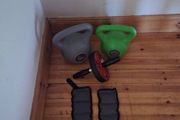 kettle bells &amp; ab roller