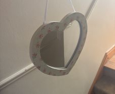 heart shaped mirror