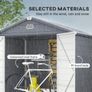 Plastic Garden Storage Shed 4 x 3ft Image 4