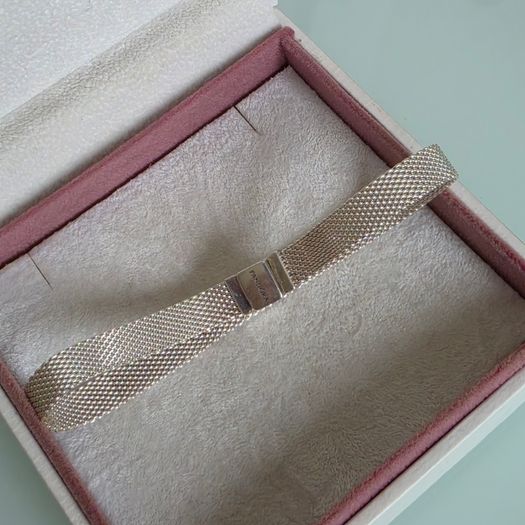 Pandora mesh bracelet perfect condition size 20cm