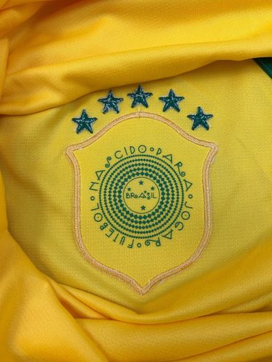 NEW Authentic Nike Brazil 2014 Home Jersey Shirt Mens Large