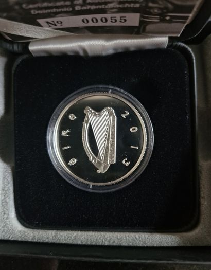 Ireland 2013 John F Kennedy Silver Proof 10 Euro Coin