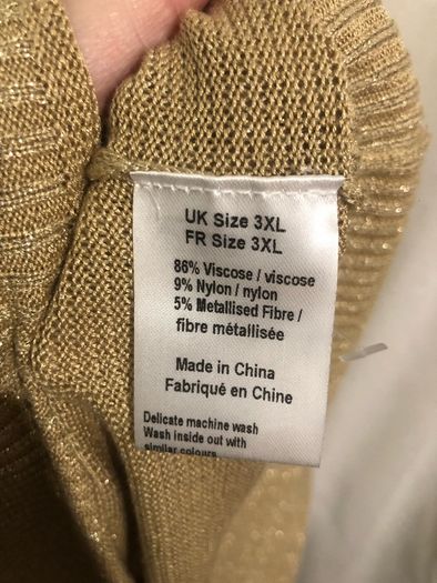 Gold jumper (3XL)