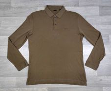 Hugo Boss Long Sleeve Polo Shirt Mens Large
