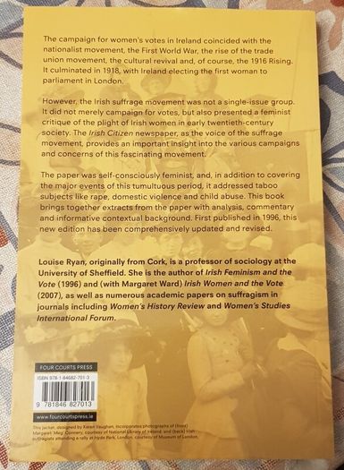 Winning The Vote For Women: The Irish Citizen Newspaper And The Suffrage Movement In Ireland by Louise Ryan