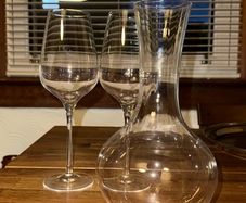 Riedel Crystal Wine Decanter & Chef & Sommelier Glasses Set