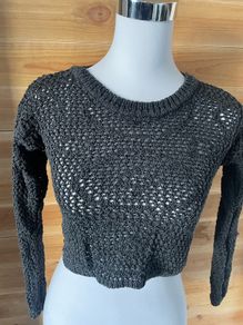 John Rocha knitted cropped top size 10