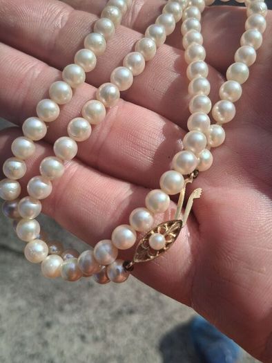 9k Gold Freshwater Pearl Necklace