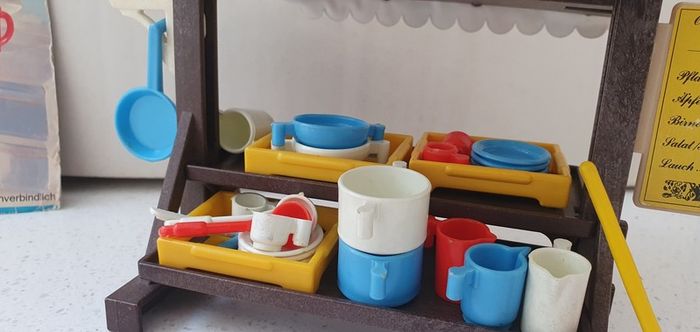 Vintage 1974 Playmobil Market Stall Set