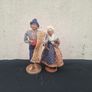 Lot of 2 french santon statues figurines  possible to post Image 2