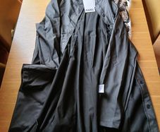 "rains" Black Rainjacket Long, Xl, Never Worn (unisex, All Genders)