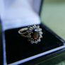 Vintage 9ct Yellow Gold 375 Gold Garnet  Ring 2,0g size L1/2 Image 4