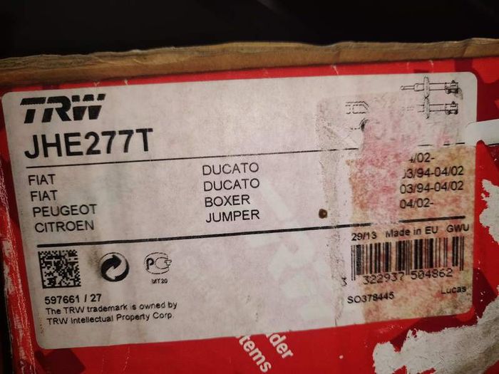Citroen Peugeot Fiat REAR shock absorbers TRW