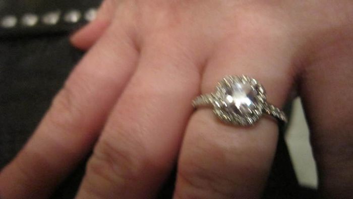 Sterling Silver Halo Style Ring
