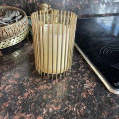 gold candle holder