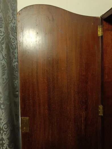 Vintage Mahogany Gentlemans Wardrobe  Art Deco Influence