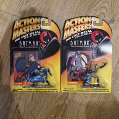 Kenner Action Masters Die-Cast Metal Batman TAS Batman and Catwoman set