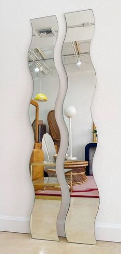 Vintage Wavy Mirror