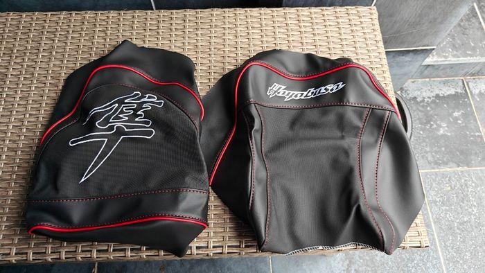 Hayabusa bars and custom seat cushions
