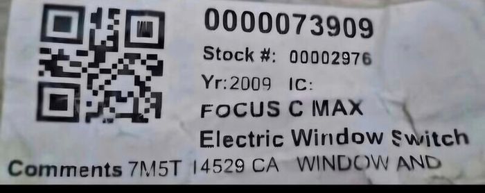 ford window switch