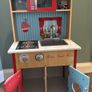 Wooden Children Play Kitchen and Accessories Image 2