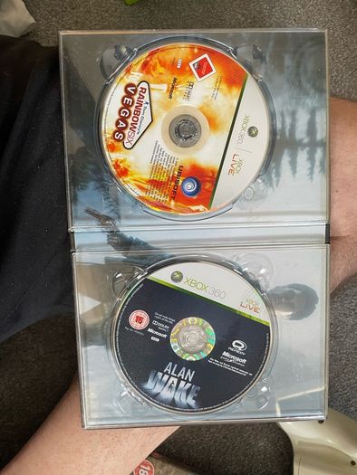 Xbox 360 White 60GB bundle - Working Console, Wi-Fi Adapter; 8 Games which includes Red Dead Redemption (No Controllers)