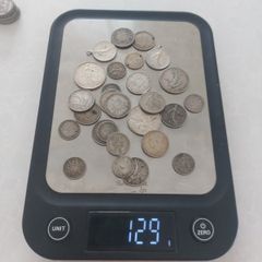 French silver 50 euro below scrap