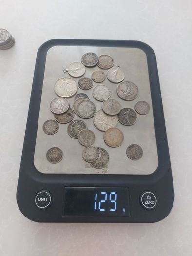 French silver 50 euro below scrap